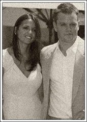 Luciana Bozan (Borrosa) married Matt Damon