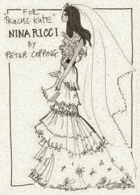 A wedding gown for royalty, by Nina Ricci